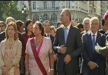 Abucheos e insultos durante la procesión cívica del Día de la Comunidad Valenciana