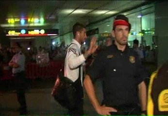 El Real Madrid abandona la ciudad Condal después del clásico contra el Barça