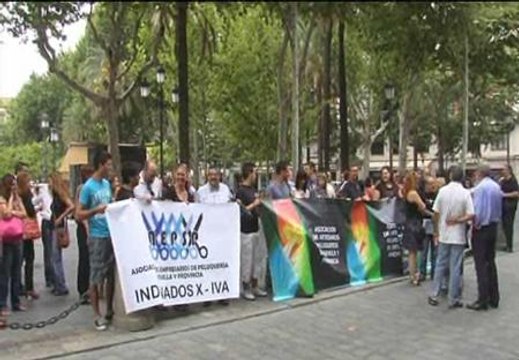 Huelga de peluqueros en Sevilla