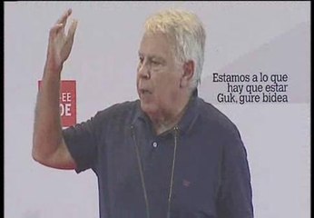 González: "No habrá independencia en ningún territorio de España"