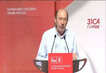Rubalcaba apela a la unión para salir de la crisis