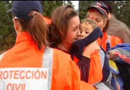 Angustioso rescate de una familia de Mollina (Málaga)
