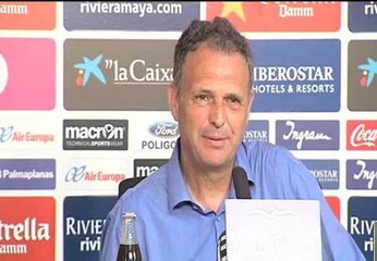 Caparrós: "Ojalá que el Mallorca la lie este año"