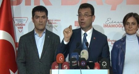 Son Dakika! İmamoğlu'ndan Yıldırım'ın "Kazandık" Açıklamasına İlk Yorum: Ayıplıyorum