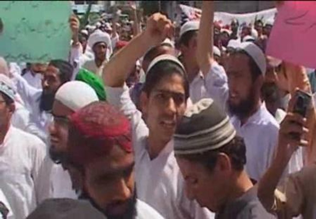 Protestas en Pakistán contra la película que satiriza al profeta Mahoma