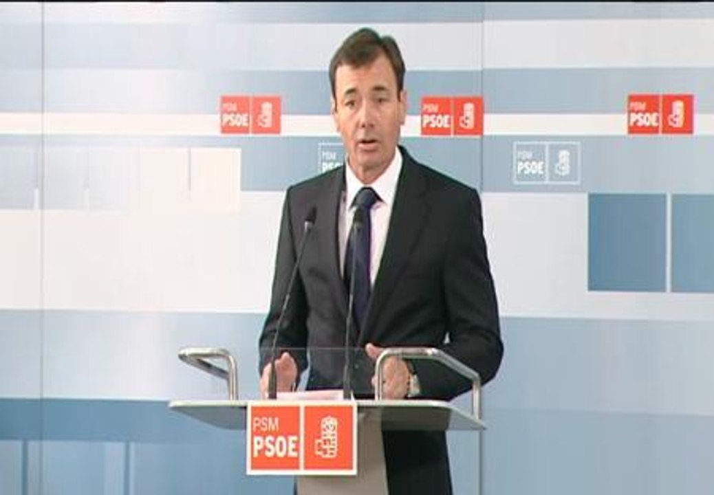 Tomás Gómez: "En el PP nadie tiene el tamaño de Esperanza Aguirre"