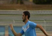 El Málaga se entrena satisfecho tras su gran estreno en Liga de campeones