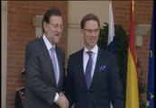 Rajoy recibe al primer ministro de Finlandia