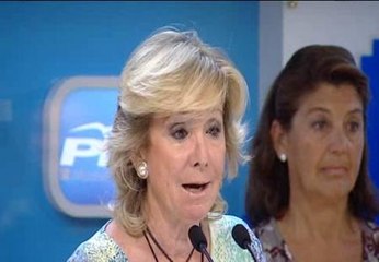 Esperanza Aguirre confirma que se reunió con las Vegas Sand este verano y que su intuición es bueno