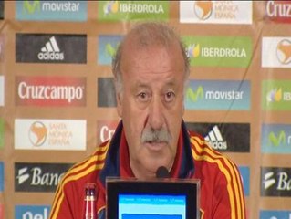 Del Bosque:"Empezamos a defender el título que ganamos en Sudafrica"
