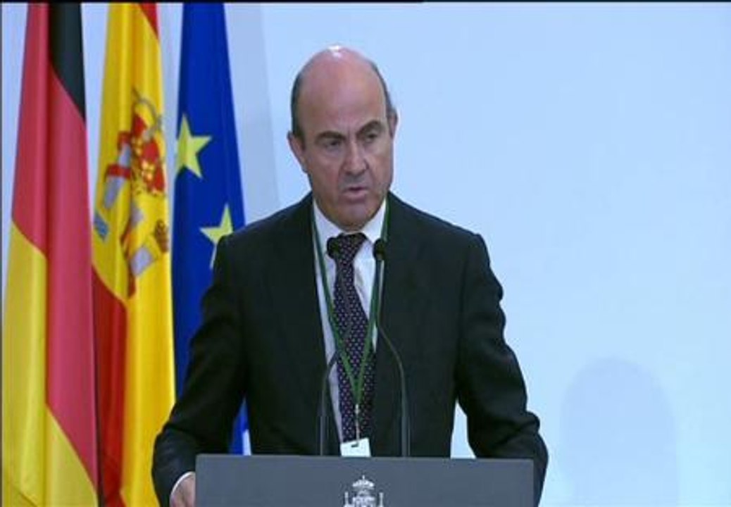 De Guindos: "España está haciendo ahora lo mismo que Alemania hace 10 años"