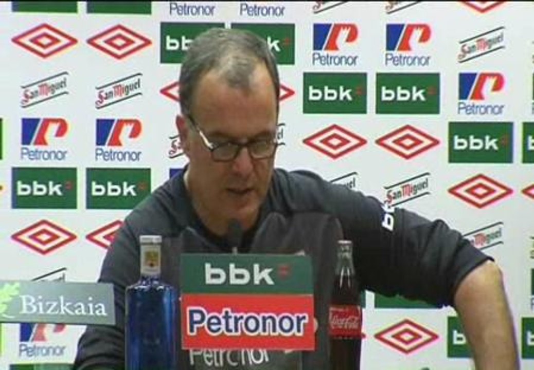Bielsa, satisfecho por abandonar la derrota