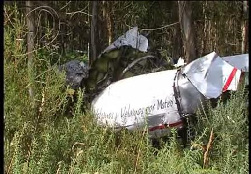 Se estrella una avioneta en Santiago de Compostela