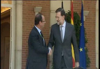 Download Video: Rajoy recibe a Hollande en La Moncloa