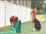 Llorente y Javi Martínez se entrenan aparte