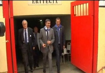 Patxi López, en los toros en Bilbao