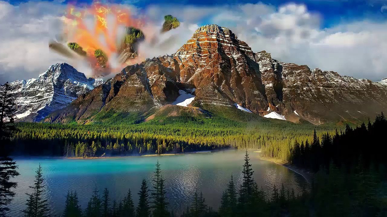 GIMP ELIMINAR OBJETOS DE FOTOGRAFIAS Y PINTAR NUBES REALISTAS
