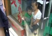 Espectaculares rescates de dos niñas chinas