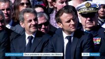 Haute-Savoie : Emmanuel Macron et Nicolas Sarkozy affichent leur entente pour commémorer les résistants