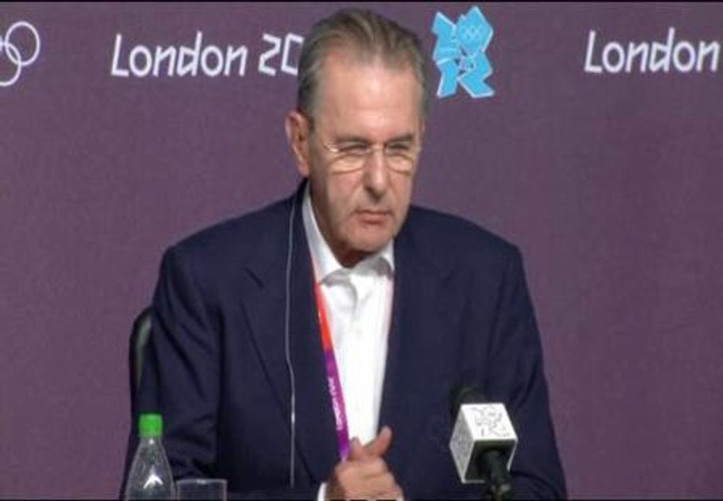 Rogge:"Estoy muy feliz con los Juegos"