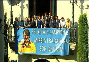 Mireia Belmonte: "Gracias a todos por recibirme"
