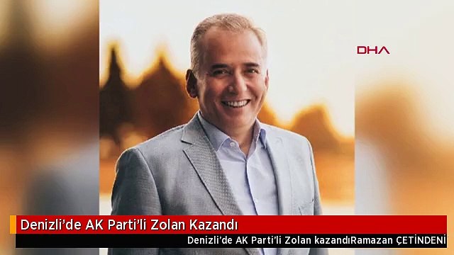 Denizli'de AK Parti'li Zolan Kazandı