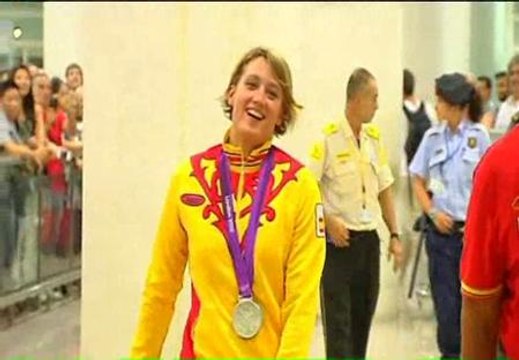 Mireia Belmonte ha llegado a España