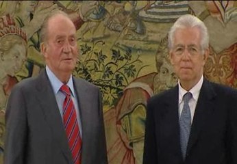 El Rey recibe a Monti