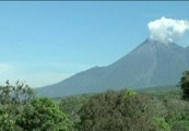 Se registra actividad en el volcán Santiaguito
