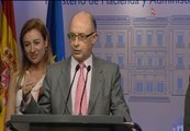 Montoro anuncia que el déficit se situó hasta junio en 