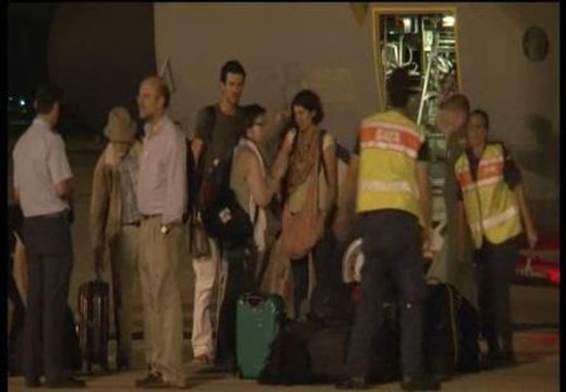 Los cooperantes ya están en España