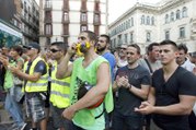 Protesta en Barcelona contra los recortes del Gobierno