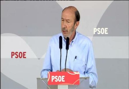 Rubalcaba: Los ministros deberían estar en las capitales europeas para que el lunes no sea más negro