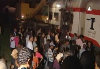 Descarrila un tren de pasajeros en Egipto