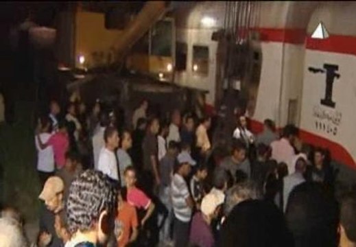 Descarrila un tren de pasajeros en Egipto