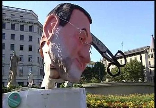 600 personas protestan en Barcelona contra los recortes