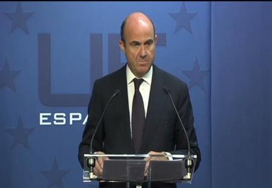 Guindos: "No exige ningún tipo de condiciones a...