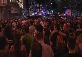 Los funcionarios se manifiestan por el centro de Madrid