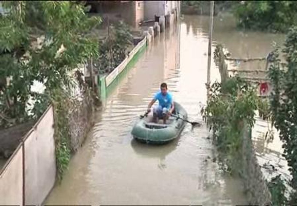 Un fuerte temporal de lluvias causa numerosos daños en Rusia