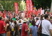 Los sindicatos celebran su última jornada protestas contra la reforma laboral antes del verano