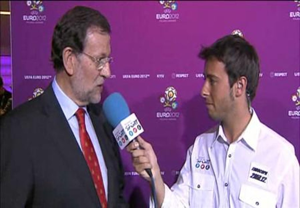 Rajoy: "Todos estamos identificados con la selección"