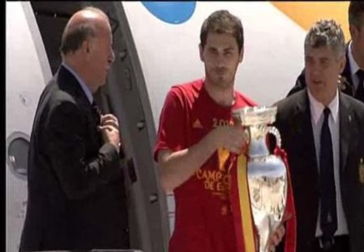 La selección española ya está en casa