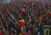 Sevilla vibra con el triunfo de la Selección