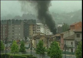 Disturbios en la cuenca minera asturiana