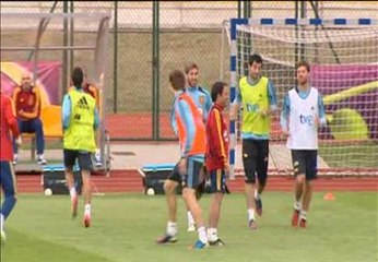 La selección ya prepara el partido contra Francia