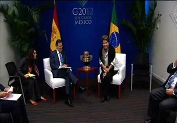 Rajoy se entrevista con Dilma Rouseff en Los Cabos