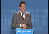 Rajoy bromea con el IBI que, aclara, sí paga Génova
