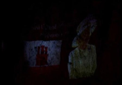 El Gobierno de Gibraltar proyecta la imagen de Isabel II sobre el Peñón