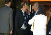 Multitudinaria despedida a la esposa de Florentino Pérez