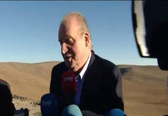 Don Juan Carlos, "encantadísimo" del esfuezo